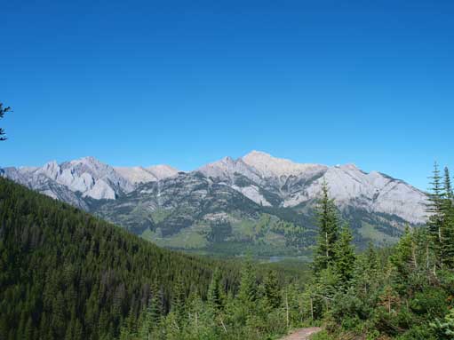 Mount Cory is the big one; you can also see The Finger on left.