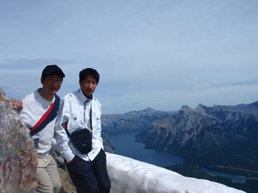 Dad and I on the summit