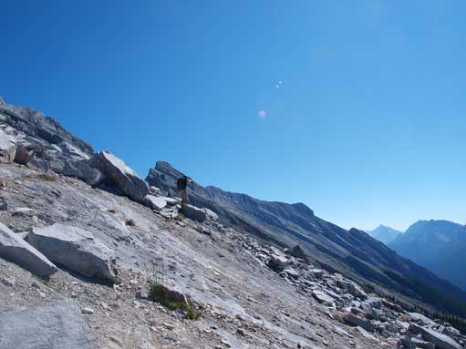 This guy was coming down. He gave me some strategies on Dragon's Back