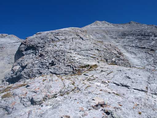 Slabby terrain ahead