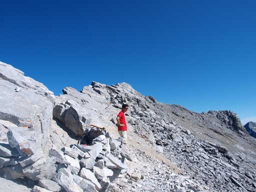 As you can see, we didn't make to the summit. 