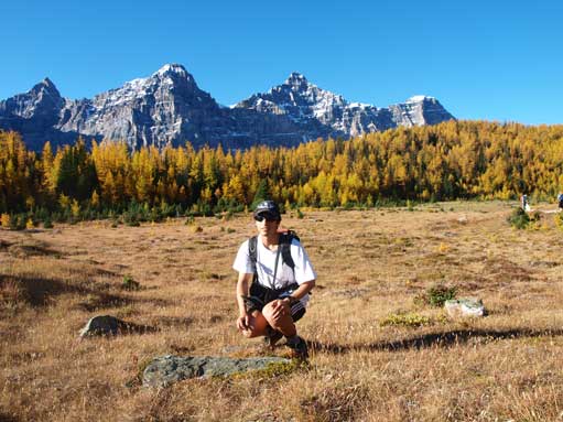 Me with Deltaform Mountain behind