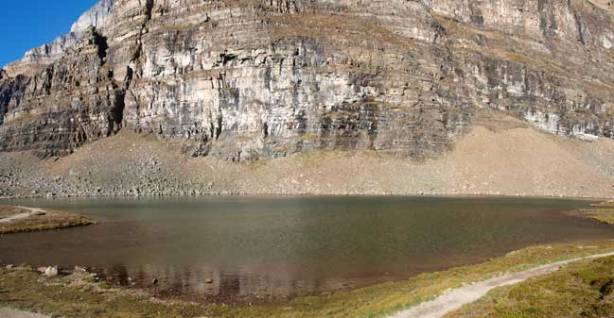 A small lake/tarn called Minnestimma
