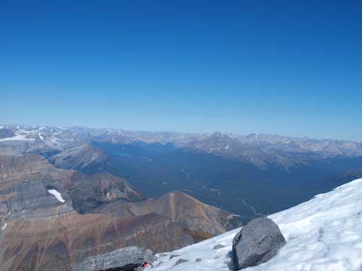 Even Mount Hector looks small from here