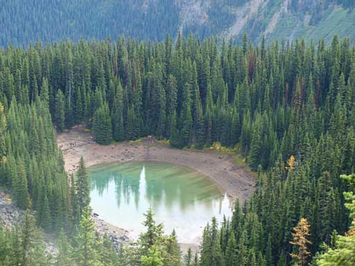 Mirror Lake from Little Beehive trail