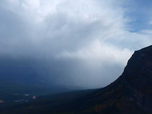 Zooming in towards this storm
