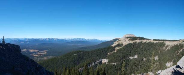 Finally got a good view of our objective (right)