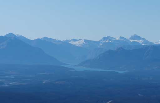 Zooming-in towards Abraham Lake