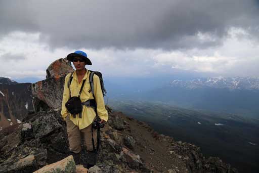 Me on the false summit. Photo by Ben N