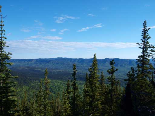 The view was rare from the entire ascent. We could occasionally get a glimpse.