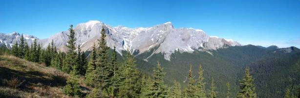 Panorama from the summit. Click to view large size.