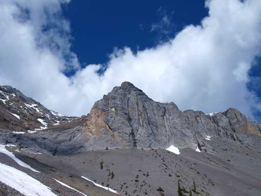 The same rock buttress