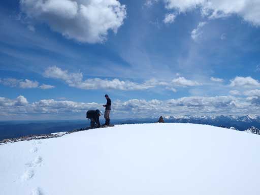 Ken and Ben on the summit