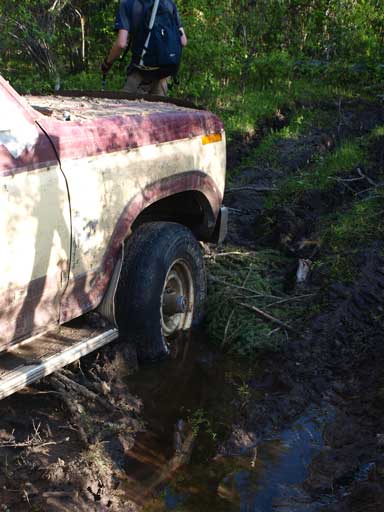 It was obviously very stuck