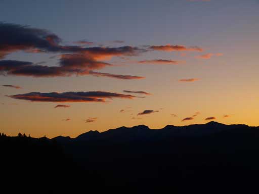 Peaks on Livingstone Range
