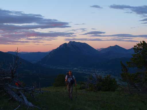 Ben with Turtle Mountain behind