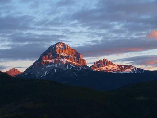 Crowsnest Mountain and Seven Sisters