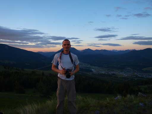 Ben near the summit