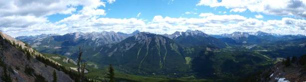 Panorama looking west