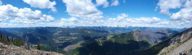 Panorama looking east