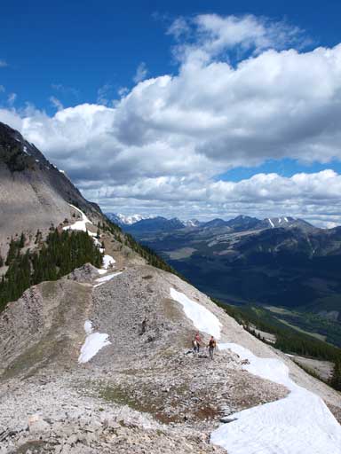 Mike and Andrea on the last dip