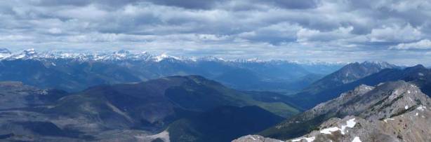 Looking deep up into Elk Valley