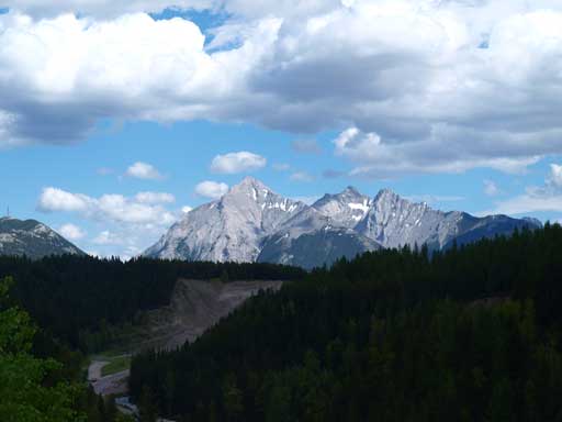 Sentry Mountain from the descent.