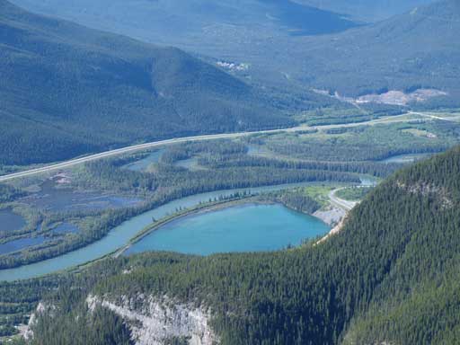 Gap Pond. The name of this peak got from here.