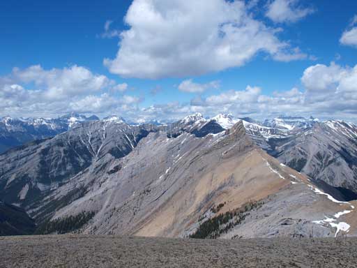 At center in the foreground is Cougar Peak