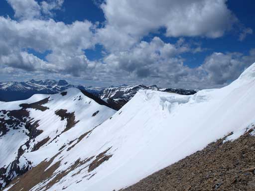 There was still a bit of snow here