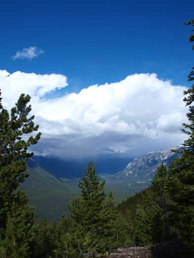 Great view once topping on the ridge