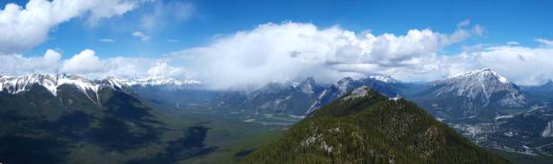 Gorgeous view of Bow Valley from 1st summit