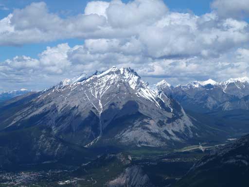 Cascade Mountain, a classic Banff scramble