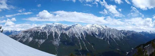 The long Mount Rundle