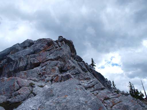 Scrambly parts near 1st summit