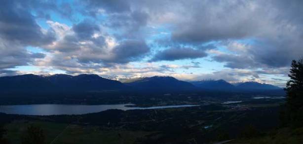 Another panorama of Columbia Valley and Invermere area