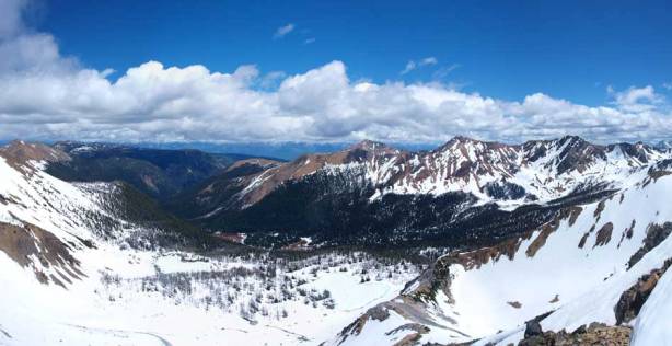 Panorama looking east
