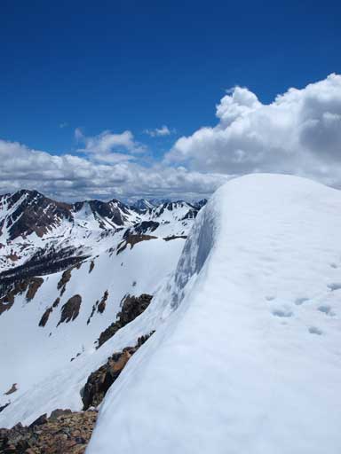 There were some cornices on this ridge