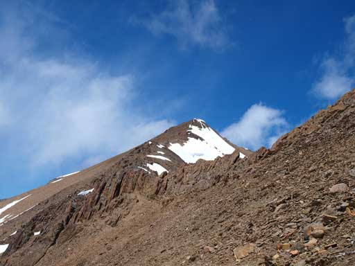 Going up the true summit