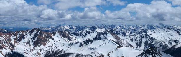 Looking South. Most of the peaks in this area are unnamed