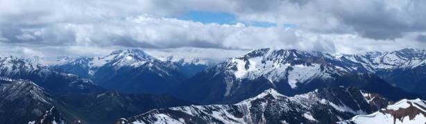 Looking up Toby Creek and Jumbo Creek.