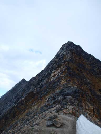 This direct ridge up Kinross looks quite intense. 