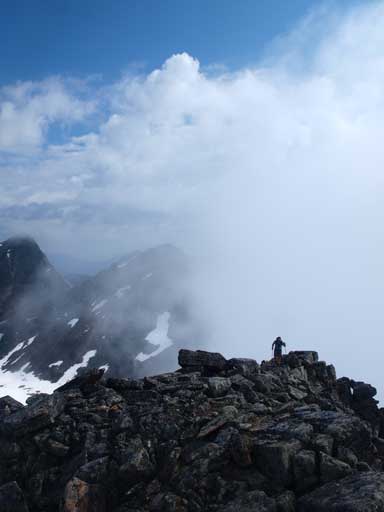 One of the many interesting views of the clouds