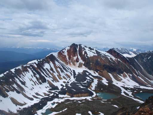 Mount Henry seen from near the summit of Kerr