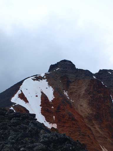 Going up Mount Henry