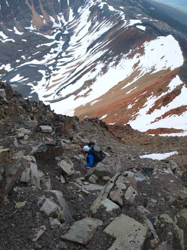 Ben near the summit