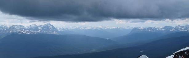 Looking towards Yellowhead Pass