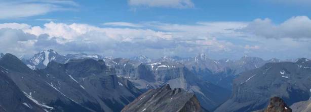 Looking north. You can see the big Snaring Mountain on left skyline