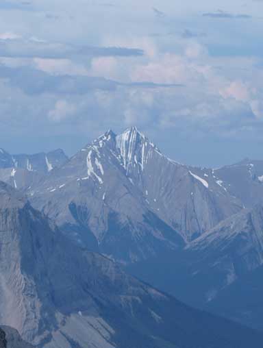 Zooming-in towards Whitecap Mountain