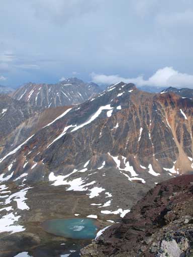 Looking back towards Mount Kerr